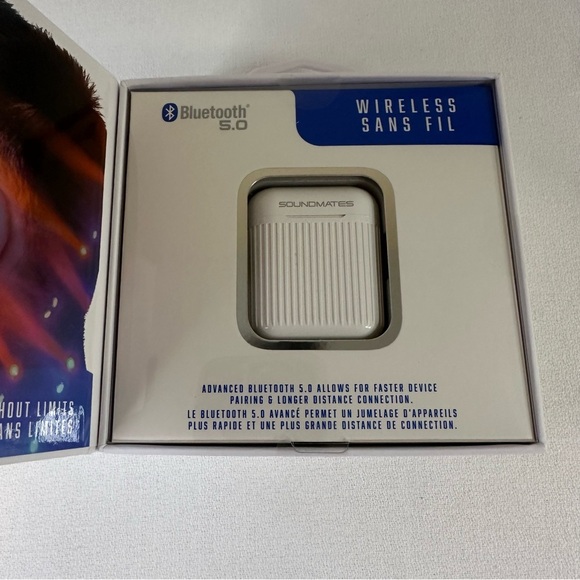 Tzumi Sound Mates Wireless Bluetooth 5.0 Earbuds White - Picture 4 of 6